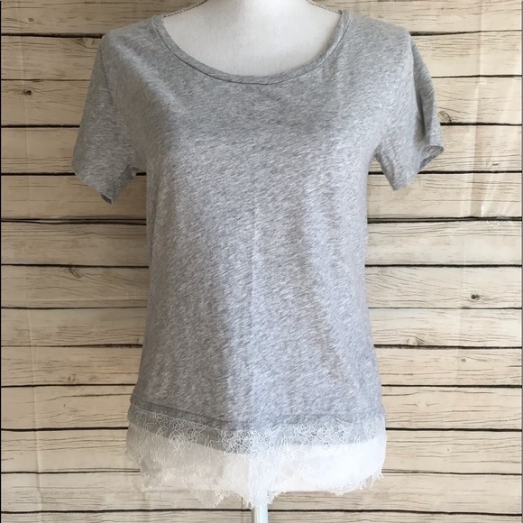 The Perfect Grey J. Crew Crewneck T-Shirt - Picture 1 of 8